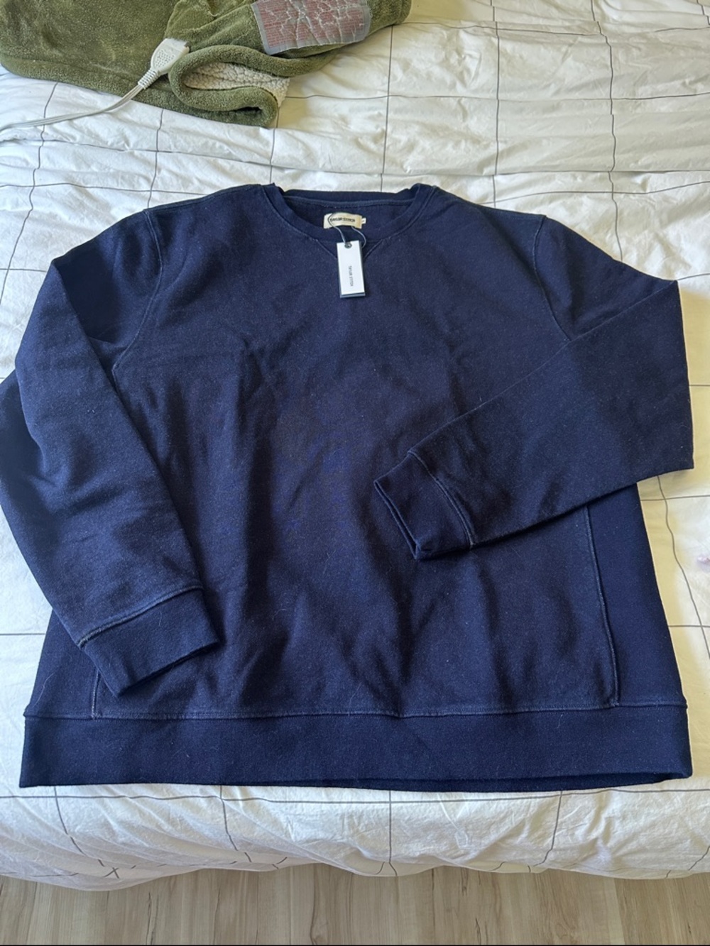 Taylor Stitch Men's Classic Crewneck Sweatshirt - Navy